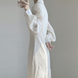 PS63811# 新款秋季法式复古设计感少女改良版旗袍 服装批发女装服饰货源