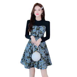 RM24193#法式小香风连衣裙女2023新款时尚小众气质高级感收腰显瘦裙子