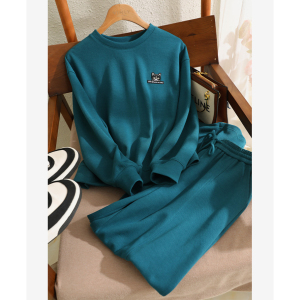 PS59021# 秋冬装搭配一整套休闲运动套装女时尚洋气新款减龄两件套 服装批发女装服饰货源
