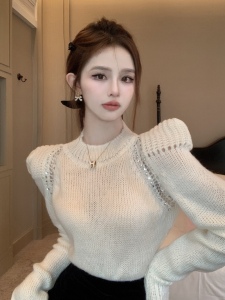 KM30953#女装慵懒气质温柔高级感毛衣小众软糯针织衫