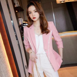 KM30817#韩版西装外套女2023新款秋季气质高级感西服上衣