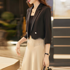 RM870#新款西装外套女小个子高级感短款休闲女士西服上衣