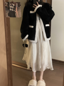 RM116#有内衬 2023新款网纱法式时尚半身裙女