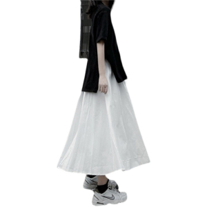 RM119#白色春秋新款半身裙女