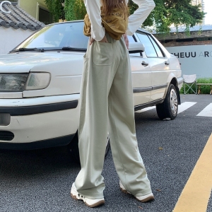 RM161#春夏装美式高街卫裤女阔腿香蕉裤工装裤