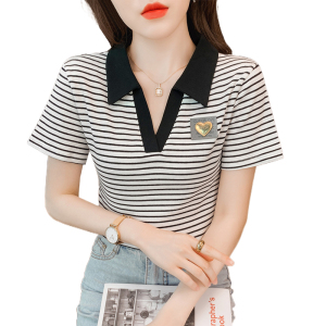 RM460#条纹短袖t恤女夏2023年