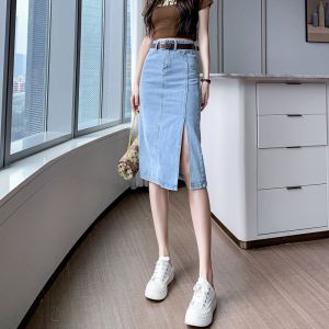 RM20972#牛仔短裙牛仔半身裙包臀连衣裙一步裙牛仔外套女牛仔短裤