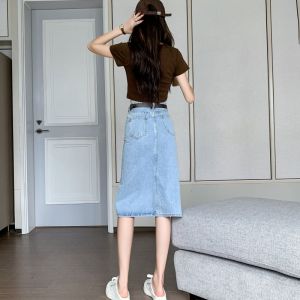 RM20972#牛仔短裙牛仔半身裙包臀连衣裙一步裙牛仔外套女牛仔短裤