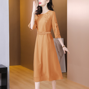 RM1645#改良年轻款春夏气质复古禅意佛系茶服连衣裙