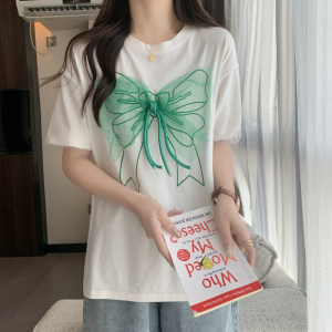 TR11903# 纯棉夏装设计感小众T恤女短袖韩版 服装批发女装服饰货源
