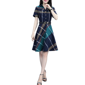 RM3243#女装大牌外贸出口孤品样衣高端气质长袖衬衫连衣裙