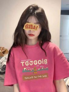 RM2047#bf风短袖T恤女韩版学生印花宽松上衣潮