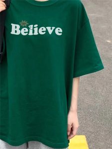 RM2049#bf风短袖T恤女韩版学生印花宽松上衣潮