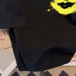 RM2429#夏装100%棉200g精梳纯棉卡通短袖T恤女