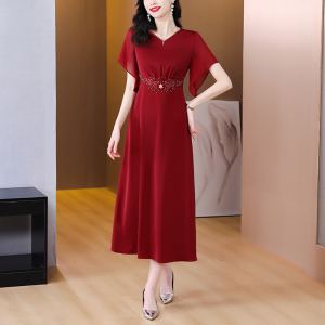 RM5352#飞尼克斯妈妈婚宴礼服2023妈妈夏装结婚礼服气质喜婆婆婚宴装