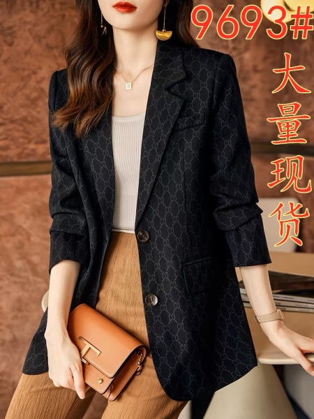 RM3030#咖色高级感小西装外套女 新款韩版休闲气质女士西服上衣