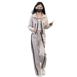 TR21362# 时尚休闲宽松运动服套装女春秋季新款显瘦减龄洋气韩版两件套