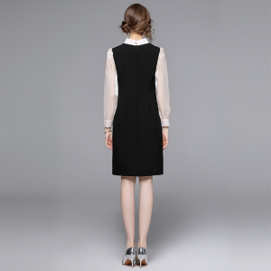 TR15348# -名媛气质改良旗袍裙新款设计感连衣裙 服装批发女装服饰货源