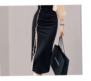 RM4903#新款时尚女装欧货高端网纱长袖收腰显瘦气质连衣裙子