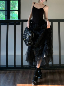 Black sling dress