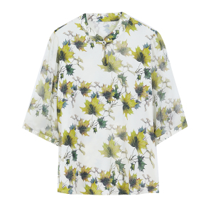 RM5800#杭州真丝小衫t恤女衬衣重磅桑蚕丝衬衫盘扣中国风高级感短袖上衣