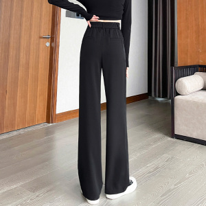 RM10005#西装阔腿裤女显高显瘦垂顺微喇裤小个子新款休闲裤子