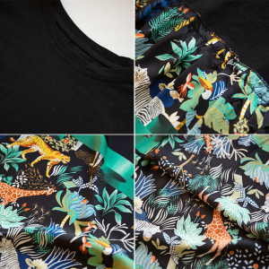 RM5342#宽松显瘦连衣裙2023夏装气质女装休闲拼接裙子