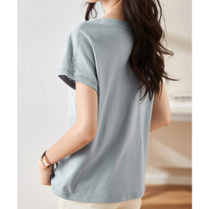 TR16413# 重工镂空织边T恤夏季新款韩版精致拼接设计感女T恤 服装批发女装服饰货源