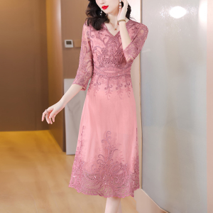 RM6287#气质大牌喜婆婆婚宴装年轻高贵春夏季新款新娘婚礼结婚妈妈装礼服