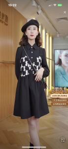 RM4382#白鹿语春装新款时尚气质女装连衣裙