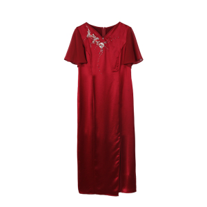 RM5916#新款夏季婚礼妈妈装喜婆婆婚宴装连衣裙