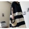 韓國chic法式慵懶風拼色設計感襯衫連衣裙輪播圖3