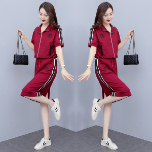 RY1482#天丝棉开衫时尚气质减龄休闲运动套装裙