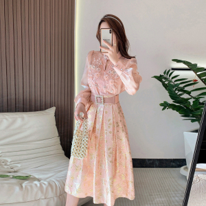 RM5275#新款设计感小众法式粉色高级感时尚两件套
