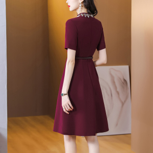 RM5657#喜婆婆婚宴装晚礼服裙小个子高端年轻妈妈婚礼服气质高贵洋气时尚