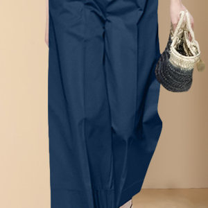 RM5650#复古轻奢高端春秋款休闲套装女时尚显瘦印花衬衫阔腿裤两件套