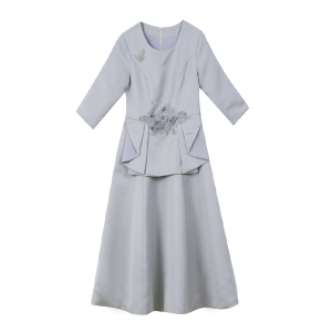 RM5165#喜婆婆婚宴装年轻高贵平时可穿小个子妈妈婚礼结婚晚礼服2023新款