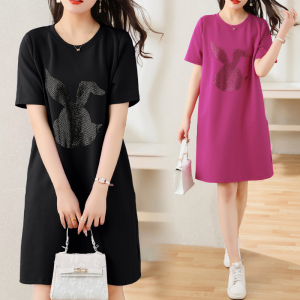 RM5223#夏季限定T桖连衣裙减龄显瘦