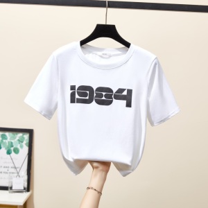RM6157#夏季新款修身显瘦设计感不规则小众短袖T恤上衣女打底衫