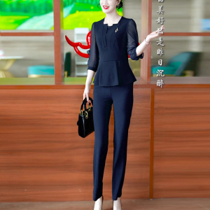 RM5278#网红爆款时尚套装女2023春夏新款修身显瘦大码女装两件套