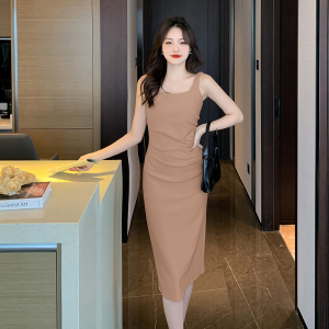 RM5359#吊带背心裙外穿女夏季修身显瘦无袖气质设计感小众连衣裙