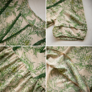 RM5346#碎花短袖连衣裙夏2023新款气质显瘦洋气减龄裙子