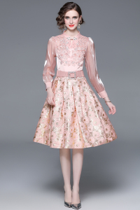 RM6002#新款设计感小众法式粉色高级感时尚两件套
