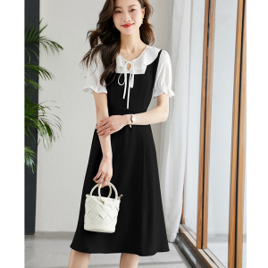 RM8604#连衣裙女夏2023盐系收腰显瘦气质甜美裙子高级感设计长裙