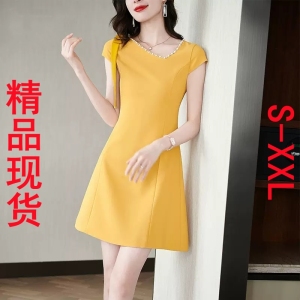 RM5898#a字裙子女夏修身收腰显瘦气质设计感小众洋气2023新款高端连衣裙