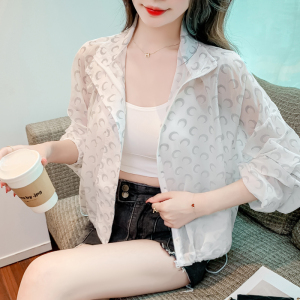 RM5770#新款宽松型发光防晒衣短外套女长袖