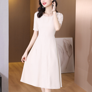 RM5991#夏季新款赫本风优雅法式收腰洋气连衣裙女修身显瘦