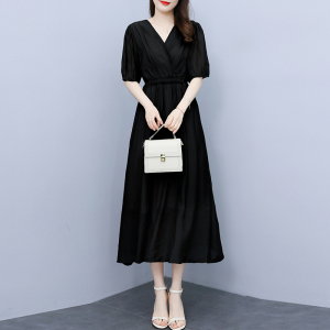 RM5699#高级感连衣裙女夏2023新款女装气质收腰显瘦法式别致绝美长款裙子