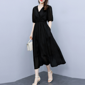 RM5699#高级感连衣裙女夏2023新款女装气质收腰显瘦法式别致绝美长款裙子