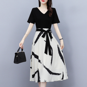 RM6739#夏季新款温柔淑女连衣裙设计感小众气质显瘦复古小众超仙森系裙子
